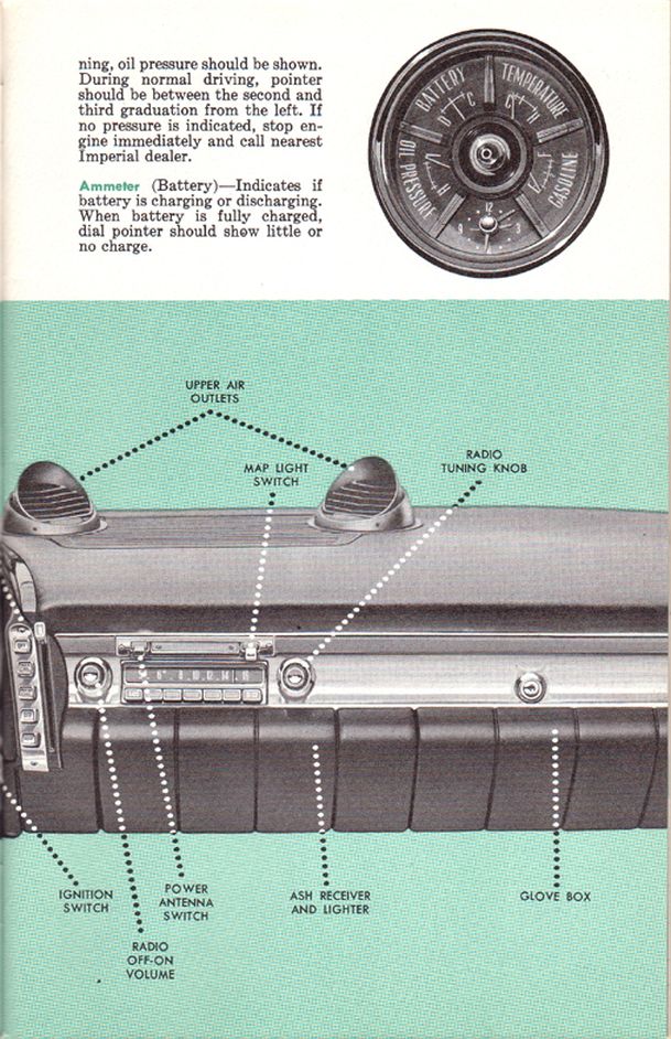 1960 Chrysler Imperial Owners Manual Page 15